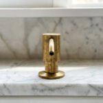 Unlacquered Brass Soap Dispenser For Kitchen Sink - Image 2