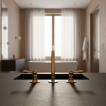 Deck Mounted Bathroom Faucet - Image 4