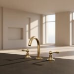 Deck Mounted Bathroom Faucet