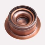 3 1/2" Copper Disposal Flange and Stopper - Image 3