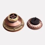 3 1/2" Copper Strainer Basket and Lift Stopper - Image 4