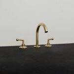 The Golden Arch: A Modern Brass Bathroom Faucet