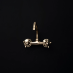 Wall Mounted Unlacquered Brass Faucet - Image 2