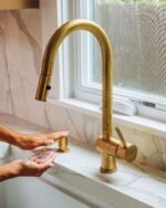 Brass Pull-Down Kitchen Faucet SP - Image 8