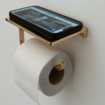 Bespoke Toilet Paper Holder and Shelf