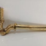Unlacquered Brass Water Trap Pipe With Push Up Button