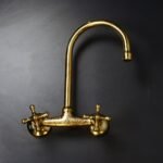 Antique Brass Undermount Single Kitchen Sink, Hammered Patina Brass Kitchen Sink - Image 2