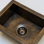 Antique Solid Brass Undermount Bar Sink In Various Sizes - Image 4