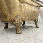Vintage Solid Brass Clawfoot Bathtub – Handcrafted Antique Tub - Image 3
