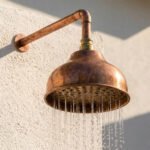 Handmade Solid Copper Rain Shower Head – Unlacquered Round Design - Image 2