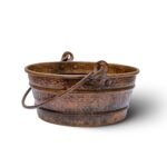 Copper Bucket Vessel Sink, Vessel Hammered Copper Sink