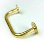 Unlacquered Brass Towel Bar – Handmade Solid Brass Wall Mount Towel Holder - Image 2