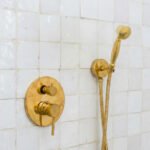 Unlacquered Brass Thermostatic Rain Shower Set - Image 4