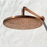 Handmade Copper Outdoor Rain Shower Head - Image 2