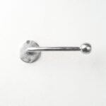 Nickel paper towel holder, Handmade Wall Mounted Nickel Toilet Roll Holder - Image 2