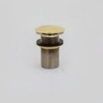 Solid Brass Drain Push Up Button - Image 2