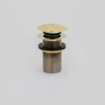 Solid Brass Drain Push Up Button - Image 3