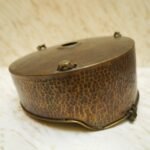 Rustic Brass Hammered Round Bathroom Sink, Aged Brass Vessel sink for bathroom - Image 3