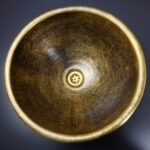 Rustic Brass Vessel sink for Bathroom, Hammered Antique Brass Wash Basin - Image 2