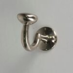 Set of 3 Wall Mount Decorative Coat Hooks In Chrome Finish - Image 3