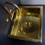 Undermount Single Brass Kitchen Sink Various Sizes , Hammered Brass Kitchen Sink - Image 5