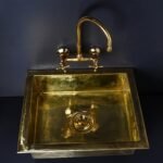 Undermount Single Brass Kitchen Sink Various Sizes , Hammered Brass Kitchen Sink - Image 2