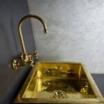 Undermount Single Brass Kitchen Sink Various Sizes , Hammered Brass Kitchen Sink - Image 3