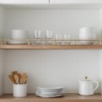 Unlacquered Brass Gallery Rail – Solid Brass Shelf Bar for Open Kitchen Cabinets