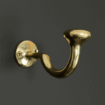 Handmade Brass Wall Hook Elegant and Sturdy Design
