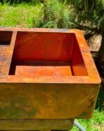 Copper Single Bowl Farmhouse Kitchen Sink With Drain Board - Image 7