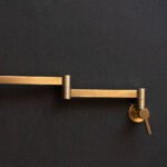 Brushed Brass Pot Filler Faucet - Image 4