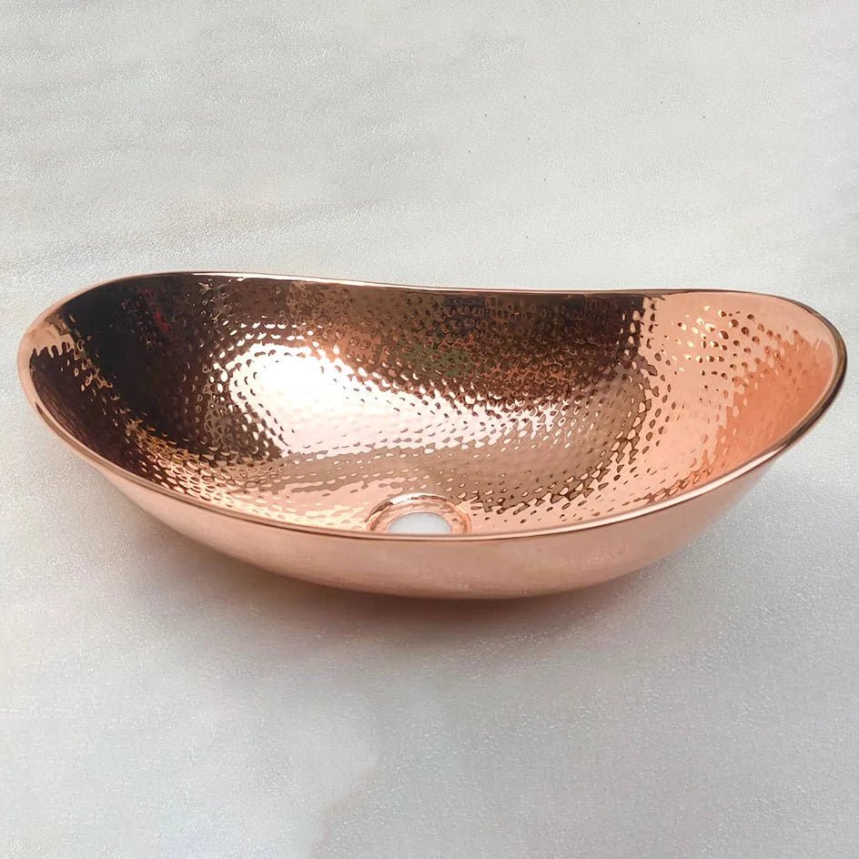 copper-handfracted-vessel-bathroom-sink-144716 Copper Handfracted Vessel Bathroom Sink - Image 1