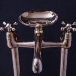 Free Standing Clawfoot Faucet With Brass soap holder - Image 7