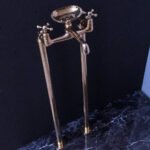 Free Standing Clawfoot Faucet With Brass soap holder - Image 2