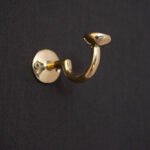 Handcrafted Unlacquered Brass Hooks For Wall - Image 11