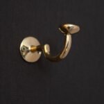 Handcrafted Unlacquered Brass Hooks For Wall - Image 3
