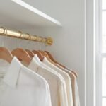 Solid Brass Closet Rail – Handmade Unlacquered Wardrobe Hanging Rod - Image 3