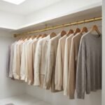 Solid Brass Closet Rail – Handmade Unlacquered Wardrobe Hanging Rod