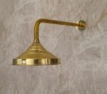 Natural Brass shower head , Solid Brass shower head outdoor - Image 4