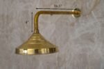 Natural Brass shower head , Solid Brass shower head outdoor - Image 2