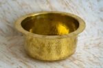 Hammered Unlacquered Brass Round Bar Sink, Round Solid Brass Sink including drain - Image 3