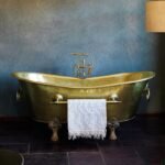 Solid Brass Bathtub, Brass Bathtub Clawfoot