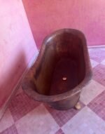 Aged Copper Clawfoot Tub, Rustic Copper Bathtub Bathroom - Image 3