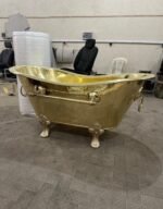 Solid Brass Bathtub, Brass Bathtub Clawfoot - Image 2