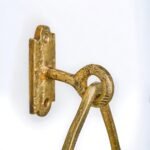 Solid Brass Wall Mounted Triangular Hand Towel Holder For Bathroom - Image 4