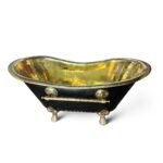 Brass Bathtub Black Exterior, Brass Bathtub Clawfoot - Image 3