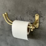 Brass Toilet Paper Holder – Handcrafted Bathroom Style