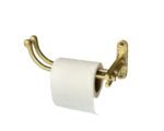 Handmade Brass Toilet Paper Holder – Solid Unlacquered Wall Mounted Bathroom Fixture