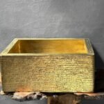 Hammered Brass Farmhouse Sink, Solid Unlacquered Basin