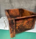 Hammered Copper Farmhouse Sink  Large Copper Kitchen Sink - Image 2